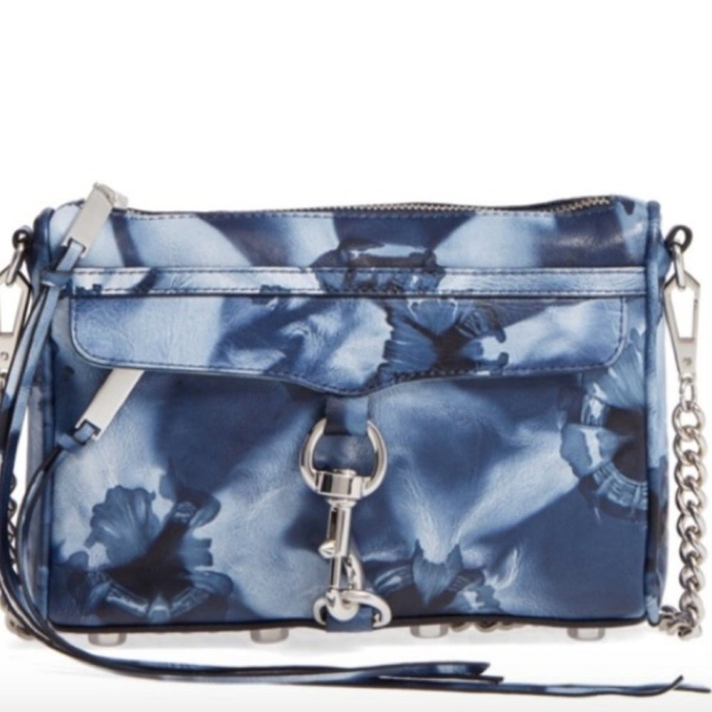 Rebecca Minkoff Mini MAC Bag (Blue Floral)